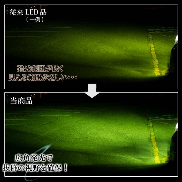 エルグランド E51 E52 LEDフォグランプ グリーン H8 H11 H16 バルブ 緑色 冷却ファン搭載 １年保証 後付け 交換 2個セット  左右 明るい