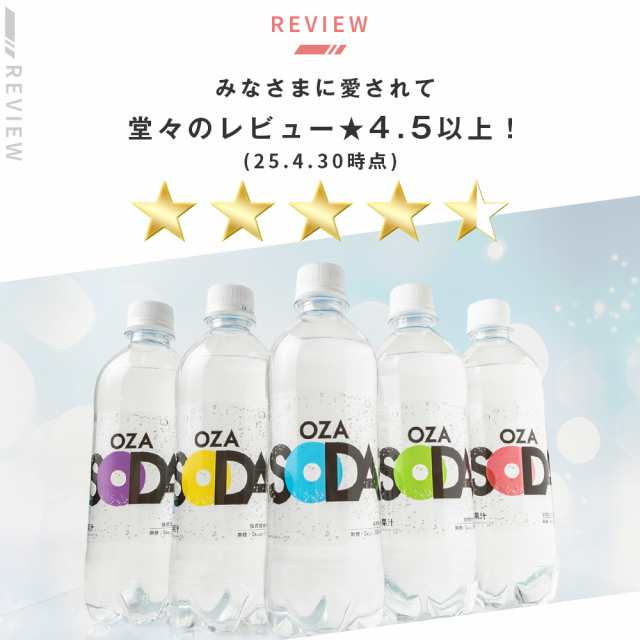 炭酸水 500ml 選べる 48本 2ケース 送料無料 強炭酸 OZA SODA