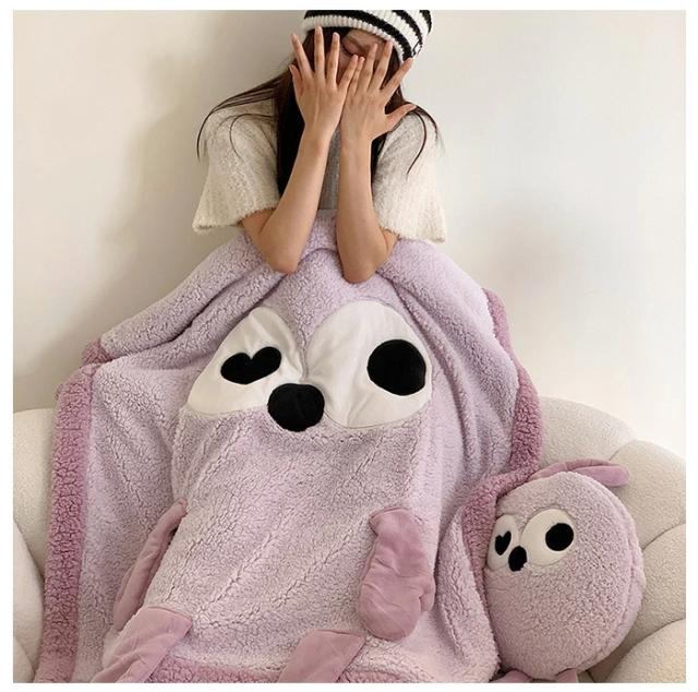 ブランケット 抱き枕付き 2点セット ボア 毛布 かわいい どうぶつ
