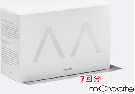 【送料無料】　  Meeth モアリッチ パック　7回分　コットンフェイスマスク 付き　ホームケア　炭酸パック　正規品　　ミース　CARBOXY 購入　　通販 　モアリッチパック