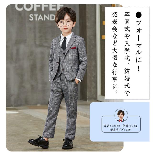 【 即納 】パンツスーツ 女の子 卒業式 入学式 小学校 フォーマルスーツ キッズ ジュニア フォーマルパンツスーツ ５点セット ジャケット ベスト ズボン シャツ 棒ネクタイ 子供服 フォーマル シングルボタン  90 100 110 120 130 140 150 160 170_2
