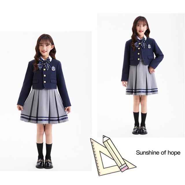 フォーマルスーツ 女の子 プリーツスカート キッズスーツ 子供スーツ ジュニアスーツ 入学式 入園式 卒業式 七五三 結婚式 発表会 誕生日 お宮参り 初節句 お食い初め 記念日 小学生 中学生 春 秋 ドレス 洋服 セットアップ　学院風 制服 通園_9