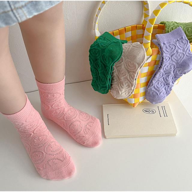 15～20cm 女の子ソックスセット ソックス キッズ 女の子 スクールソックス ４足セット S 12-15cm 1-3歳