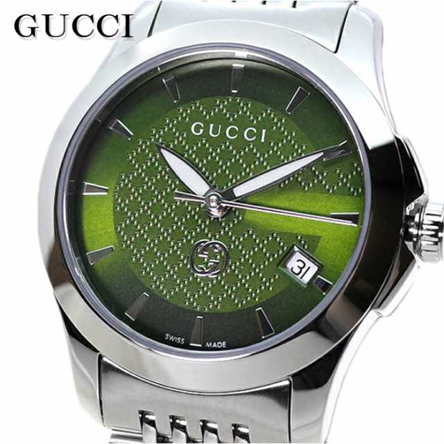 グッチ GUCCI 腕時計 レディース YA1265008 クォーツ グリーン