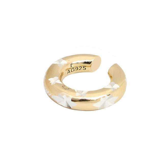 サスキアディツ SASKIA DIEZ イヤーカフ スター彫刻 レディース BOLD EARCUFF NO2 STAR シルバー ゴールドの通販は
