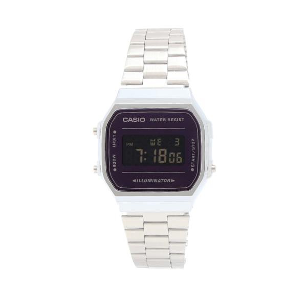 カシオ CASIO A168WEM-1 腕時計 ユニセックス パープル クオーツ デジタル 並行輸入品｜au PAY マーケット