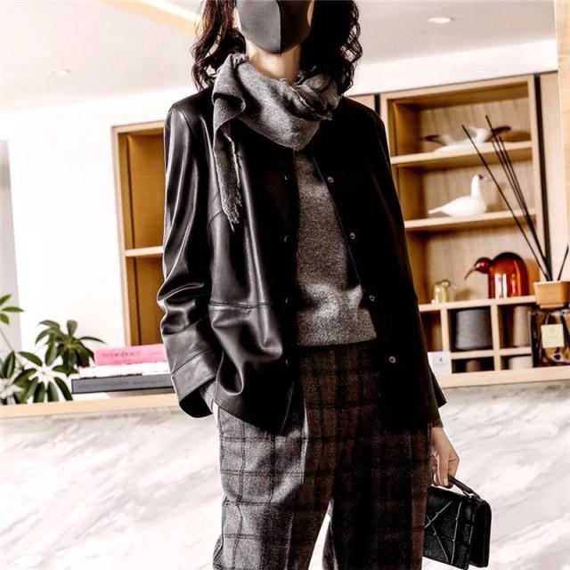 レディース革ジャン 秋冬 レザージャケット ライダースジャケット