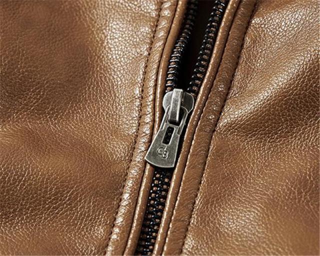 レザージャケット メンズ　ライダースジャケット 革ジャン 裏起毛 ジャケット 立ち襟 ヴィンテージ カジュアル 合皮 着痩 防風