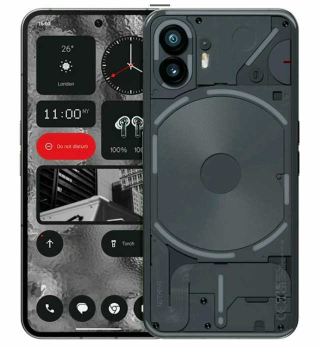 Nothing Phone 2 Dual Sim 12GB RAM 256GB 5G 黒 新品 SIMフリー スマホ 本体 1年保証の通販は