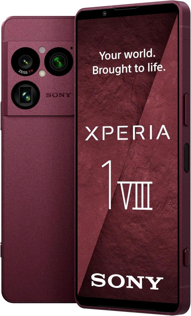 Sony Xperia 1 VIII XQ-GE74 Dual Sim + eSim 12GB RAM 512GB 5G 赤 ガーネットレッド 新品 SIMフリー スマホ 本体 初期不良保証