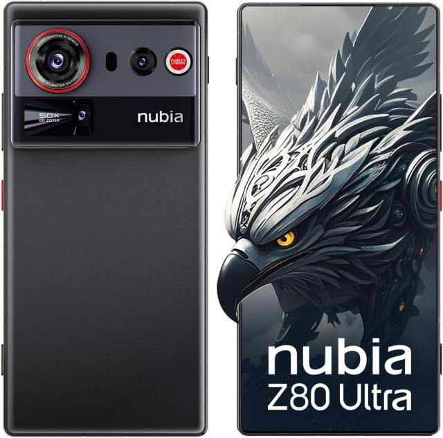ZTE Nubia Z80 Ultra Dual Sim 16GB RAM 1TB 5G 黒 新品 SIMフリー グローバル スマホ 本体 初期不良保証