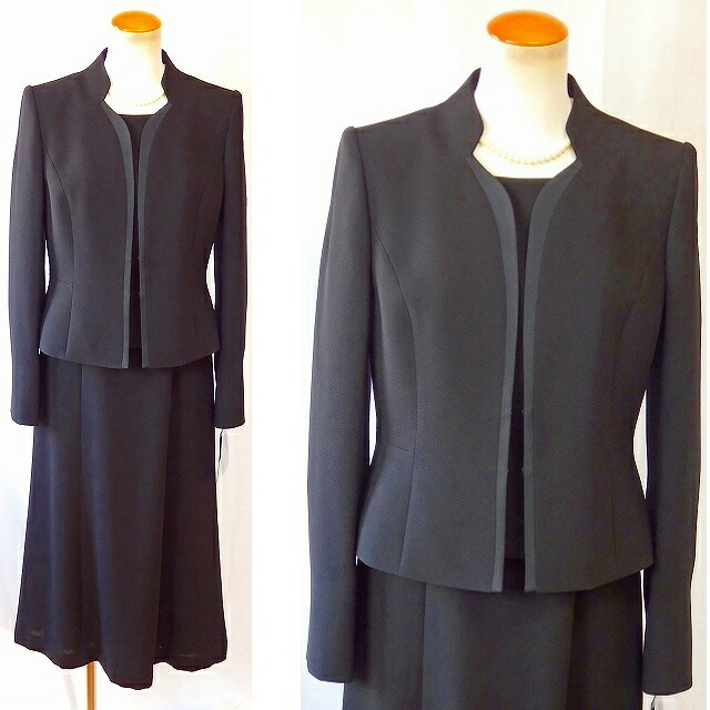 【新品未使用 】ジョルジオバレンチノ 15号 ブラックフォーマル ブラックフォーマル レディース 礼服 女性 GEORGES VALENTINO