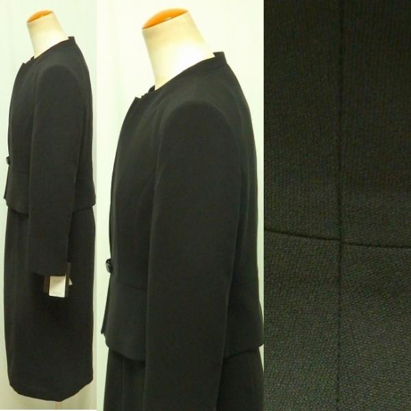 グットプライス ブラックフォーマル 挟み込みサテン ノーカラー衿 自宅