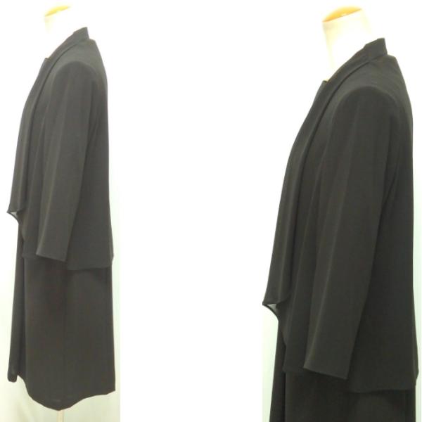 スタジオ バイ ダーバン レディース スタンドカラー衿JA ロング丈羽織BU付き OP前ファスナー 上質素材 オールシーズン対応 アンサンブル スタジオ バイ ダーバン レディース スタンドカラー衿JA ロング丈羽織