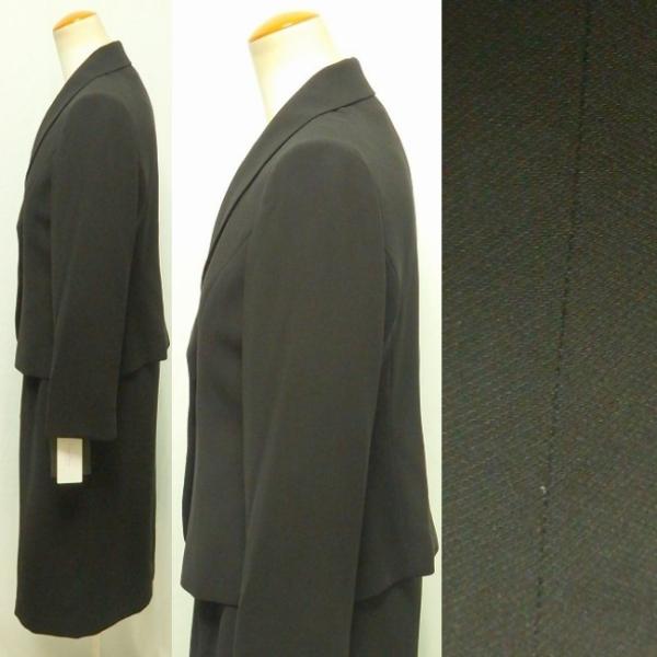 グットプライス ブラックフォーマル ヘチマカラー衿 花柄レース