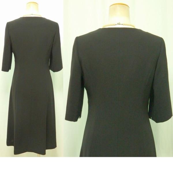 グットプライス ブラックフォーマル シンプルサテンアクセント ノー