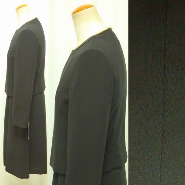 グットプライス ブラックフォーマル シンプルサテンアクセント ノー