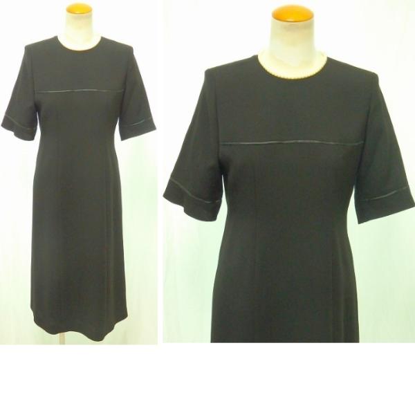 PALMILA パルミラ 日本製 ブラックフォーマル 絶妙サテン使い ノー