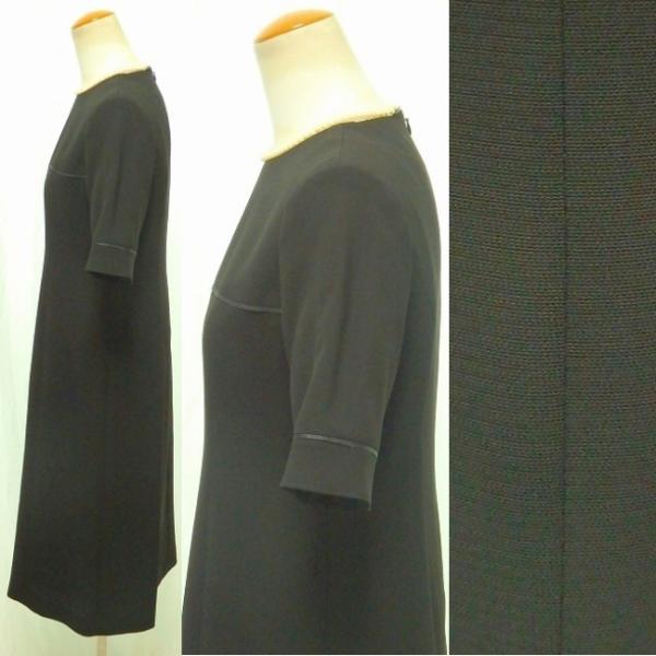 PALMILA パルミラ 日本製 ブラックフォーマル 絶妙サテン使い ノー