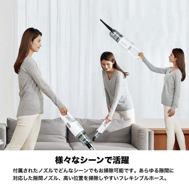 掃除機 コードレス サイクロン 12000Pa強吸引力 超軽量 0.6kg ハンディクリーナー 車用掃除機 スティッククリーナー
