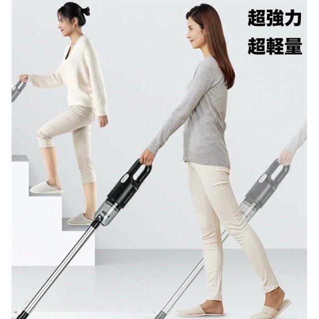 掃除機 コードレス サイクロン 12000Pa強吸引力 超軽量 0.6kg ハンディクリーナー 車用掃除機 スティッククリーナー