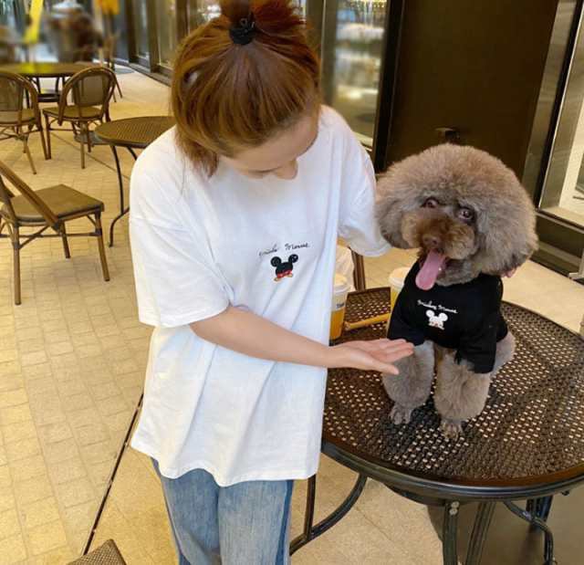 親子Tシャツ/ディズニー犬 ペアルック 春夏 犬服Tシャツ 薄手 リゾート 小型犬 中型犬 大型犬 ペットとお揃い 犬と親子お揃い服 犬の服  親子の通販はau PAY マーケット - upstore | au PAY マーケット－通販サイト