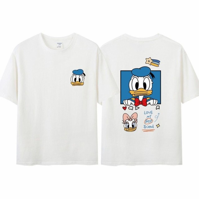 ディズニー カップル ドナルド デイジー 半袖シャツペアＴシャツ t