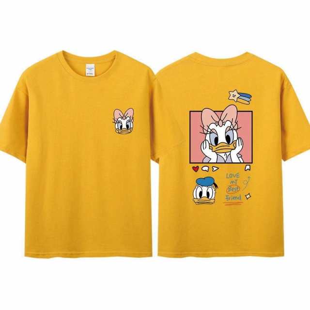 ディズニー カップル ドナルド デイジー 半袖シャツペアＴシャツ t