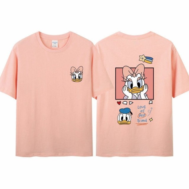 ディズニー カップル ドナルド デイジー 半袖シャツペアＴシャツ t