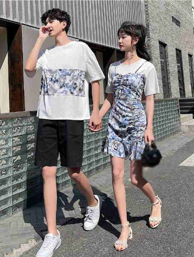 ペア価格 】ペアルックセット メンズ上下セット ｔシャツ パンツ