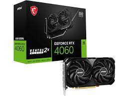 GeForce RTX 4060 VENTUS 2X BLACK 8G OC [PCIExp 8GB] MSI JAN 0824142330302