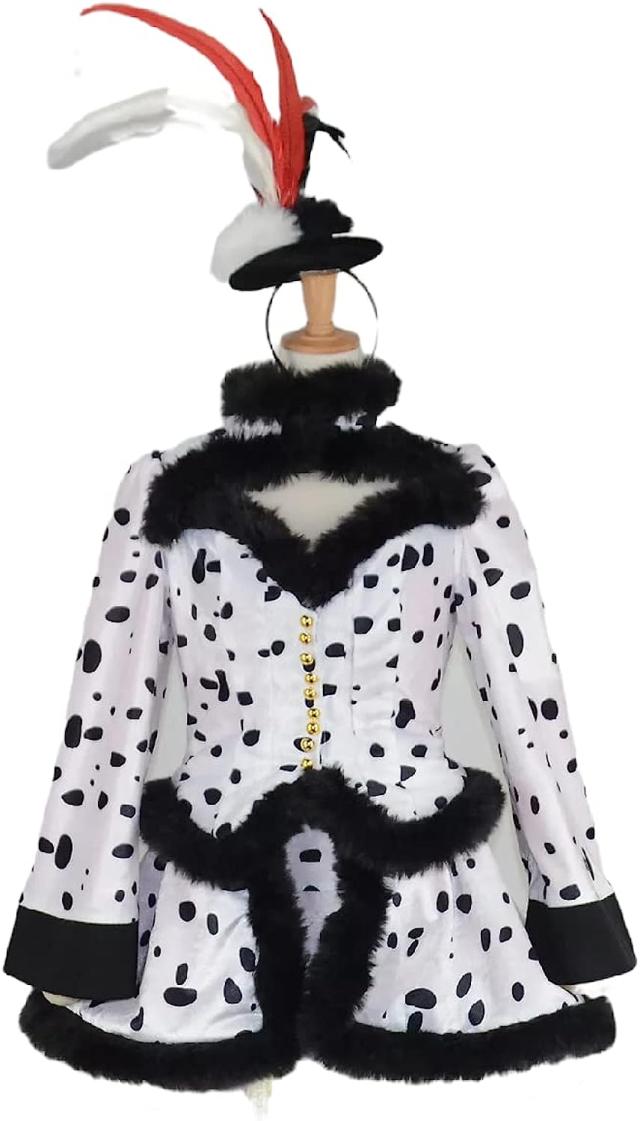 東京ディズニーランド（TDL） リ・ヴィランズ! ダルメシア ダンサー 髪飾り付きコスプレ衣装の通販は