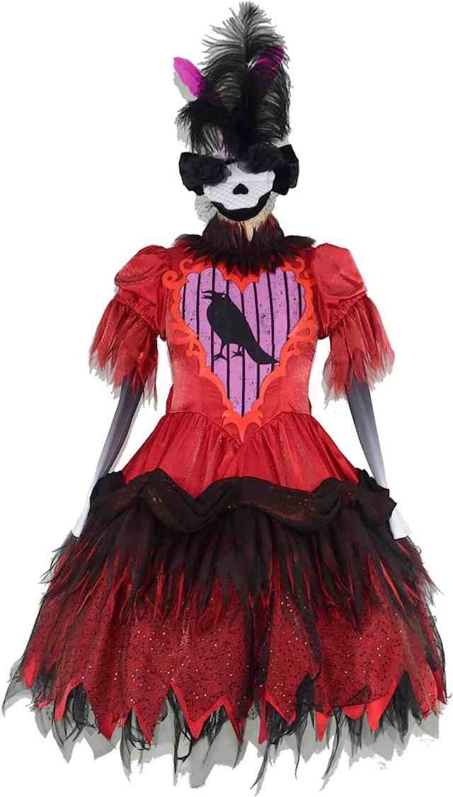東京ディズニーランド（TDL） スプーキー“Boo!”パレード2018 女性ダンサー ゴスロリ 赤 コスプレ衣装｜au PAY マーケット