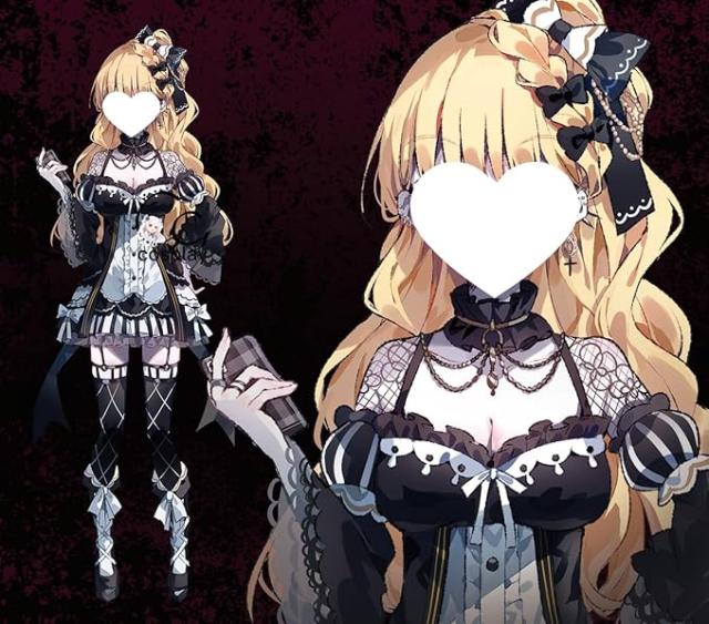 魔法少女ノ魔女裁判 囚人番号663：佐伯ミリア コスプレ 衣装+ウィッグのみ