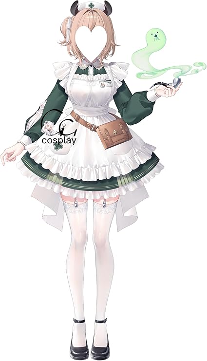 VTuber Nimi Nightmare # ニミ・ナイトメア コスプレ　衣装+ウィッグのみ