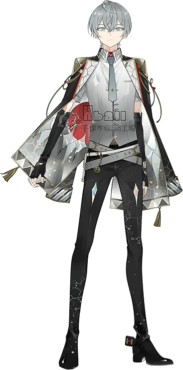 Hball手作り☆ 結合男子（けつごうだんし）源朔【H】 コスプレ  衣装+かつら+靴