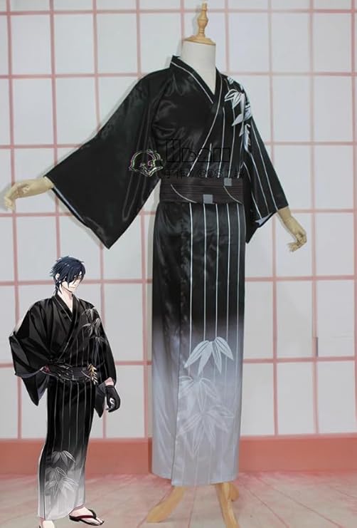 刀剣乱舞】燭台切光忠 軽装 コスプレ衣装 高品質 浴衣 着物 和服 和装