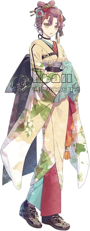 Hball手作り☆ 泡沫のユークロニア すず音 (すずね) コスプレ衣装 + ウィッグ + 靴
