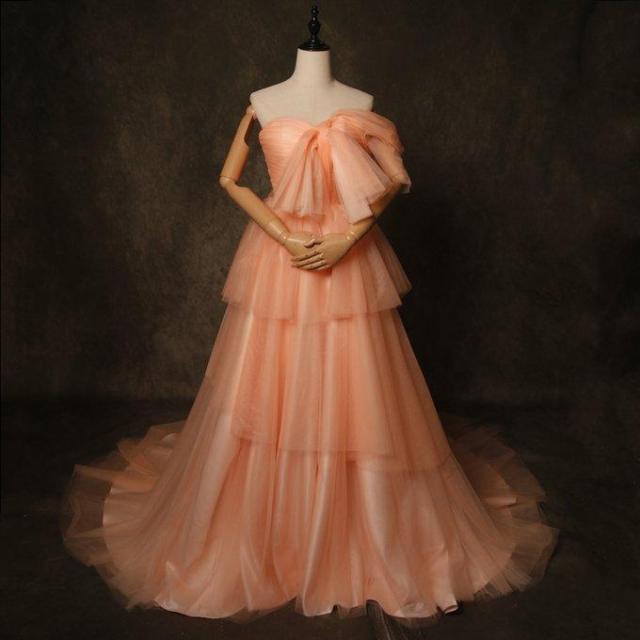 社交ダンス衣装　ラテンワンピースドレス　豪華 羽毛フリル　ローズ オーダーメイド 社交ダンス衣装 ラテンワンピースドレス 豪華 羽毛フリル ローズ