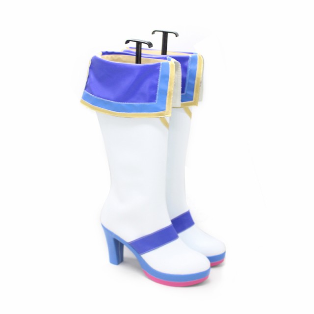 ウマ娘 プリティーダービー　トウカイテイオー 風 コスプレ 靴 コスプレブーツ シューズ コスチューム アニメ cosplay shoesの通販は