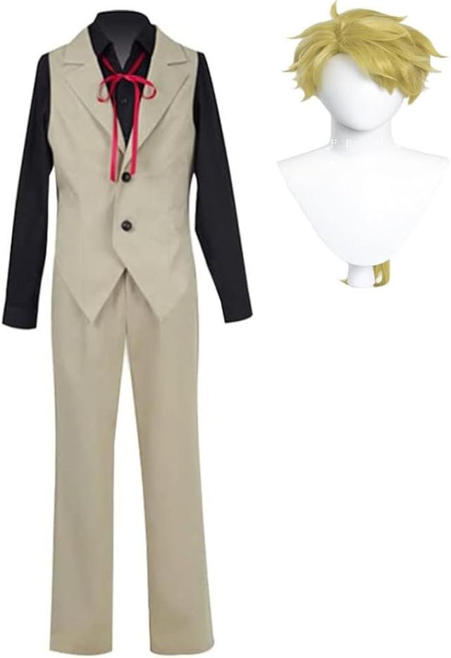 文豪ストレイドッグス 第4シーズン国木田独歩コスプレ衣装ウィッグ付きの通販は