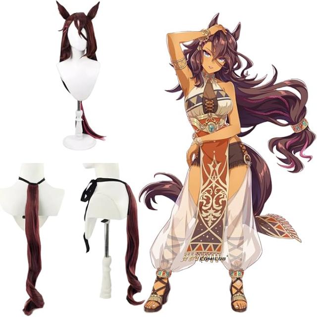 リガントーナ ”世界最強”とも謳われるレジェンドウマ娘 コスプレ　衣装+ウィッグの通販は