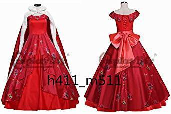 在庫処分 コスプレ衣装 ディズニー アバローのプリンセス エレナ 風 エレナ姫 タイプ ドレス Elena of Avalor Costume Red  Deluxe 女Sの通販はau PAY マーケット - ASUSA | au PAY マーケット－通販サイト