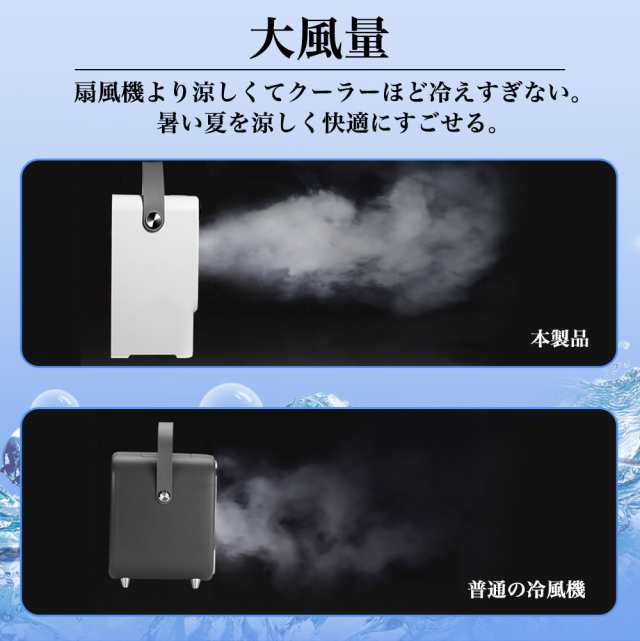 夏 熱中症 暑さ対策 冷風扇風機 冷風機 卓上 小型 寝室 自宅 オフィス