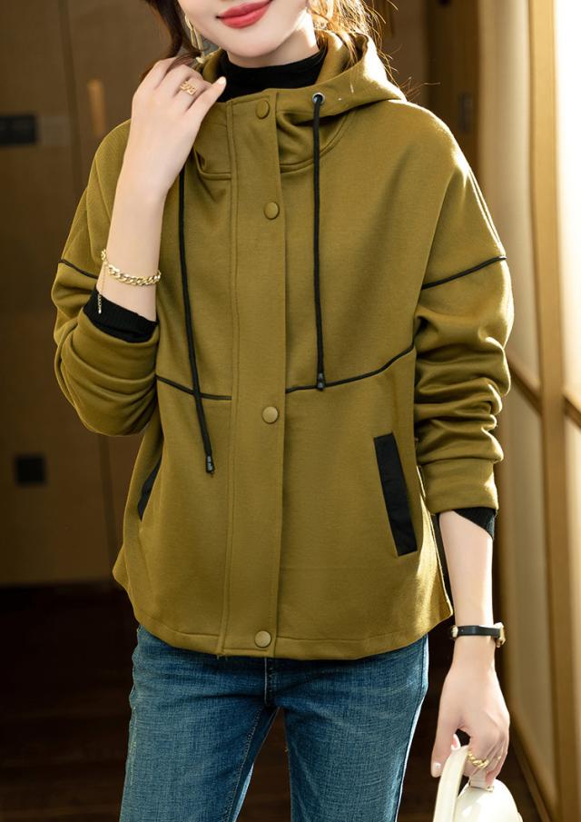 本日13時〜タイムセール！パーカー カジュアル 配色 フード付き ジャケット アウター レディースの通販は