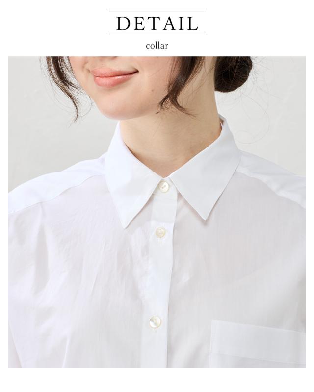 日本製】 綿100% ブラウス レディース シャツ カンクリーニ オーバー