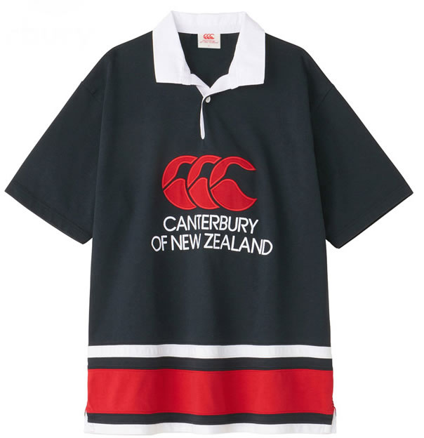 カンタベリー 半袖 ラガーシャツ メンズ canterbury ショート
