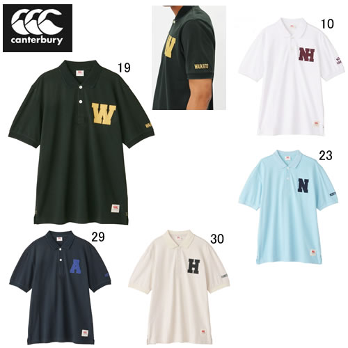 カンタベリー ビッグ 大きいサイズ 半袖 ラガーシャツ メンズ canterbury ショートスリーブ ラガーポロ スポーツ カジュアル ウェア RA34110B アウトレット セール