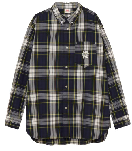 カンタベリー 長袖 ワイシャツ メンズ canterbury ロングスリーブ シャツ ラグビー スポーツ カジュアル ウェア  RA424622 アウトレット セールの通販は