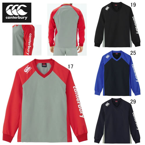 カンタベリー ビッグ 大きいサイズ 長袖 ピステ メンズ canterbury プラクティス プルオーバー ラグビー トレーニング スポーツ ウェア RG725010B NEW セール